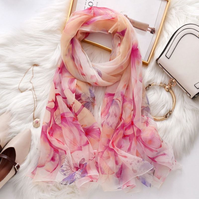 Ladylike Scarf Kukkahuivi