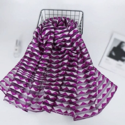 Ladylike Stripe Print Stripe Huivi