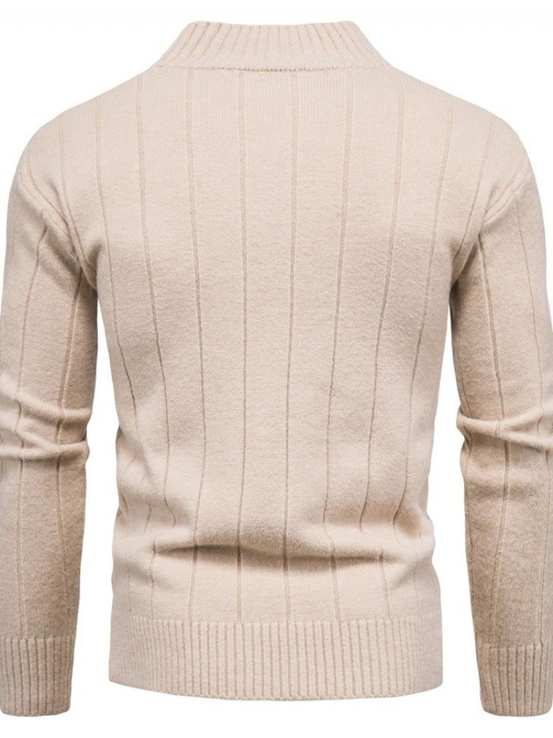 Stand Collar Standard Fall Casual Villapaita