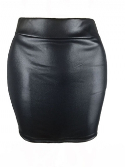 Tavallinen Bodycon Muoti Minihame