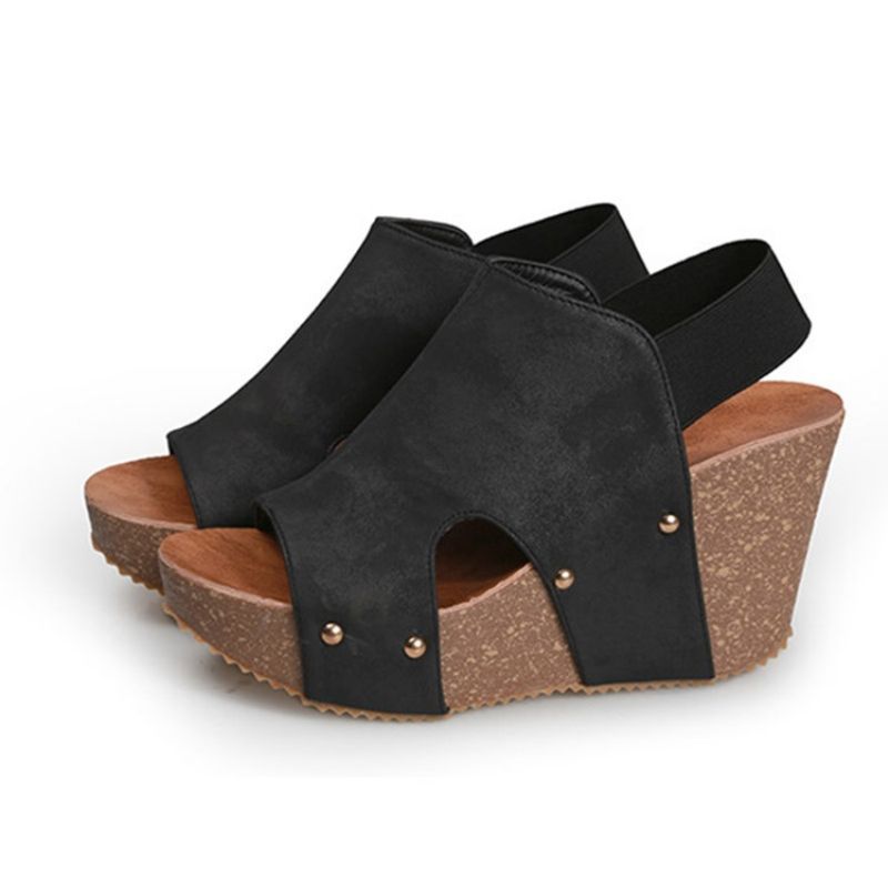 Avovarvas Slip-On Wedge Heel Matalat Yläsandaalit