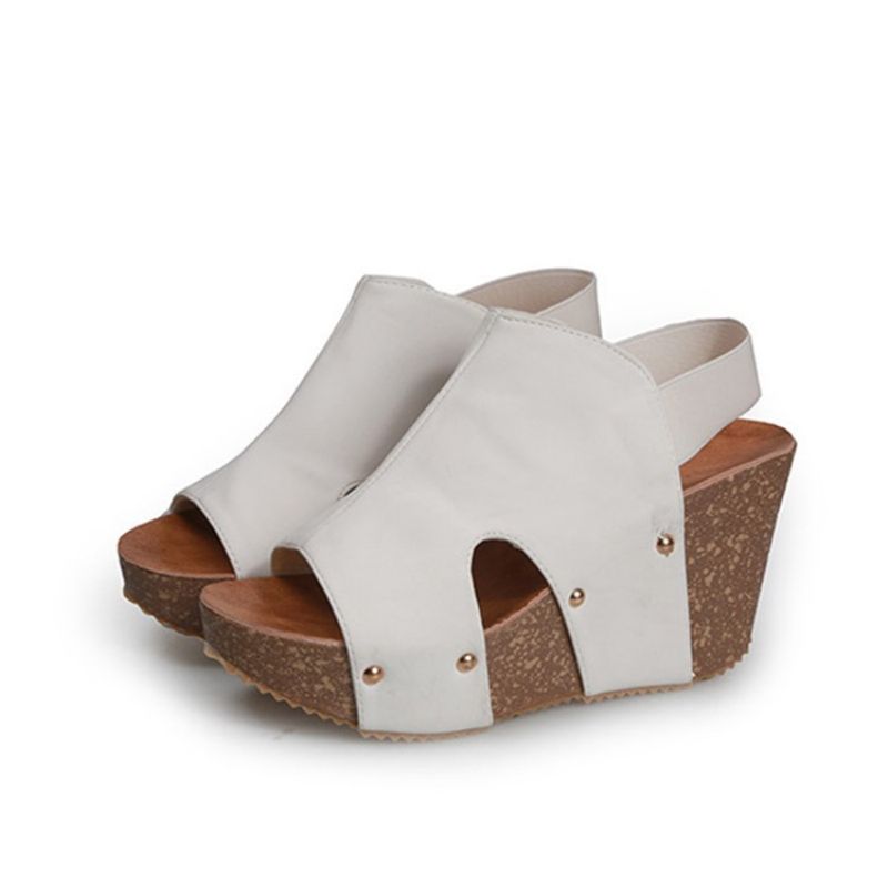 Avovarvas Slip-On Wedge Heel Matalat Yläsandaalit