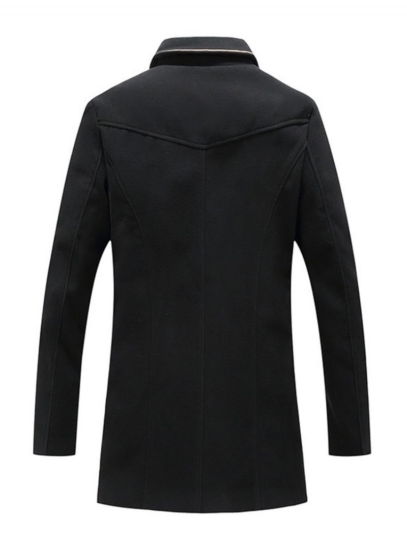 Brodeerattu Lapel Kukkainen Ohut Talvitakki
