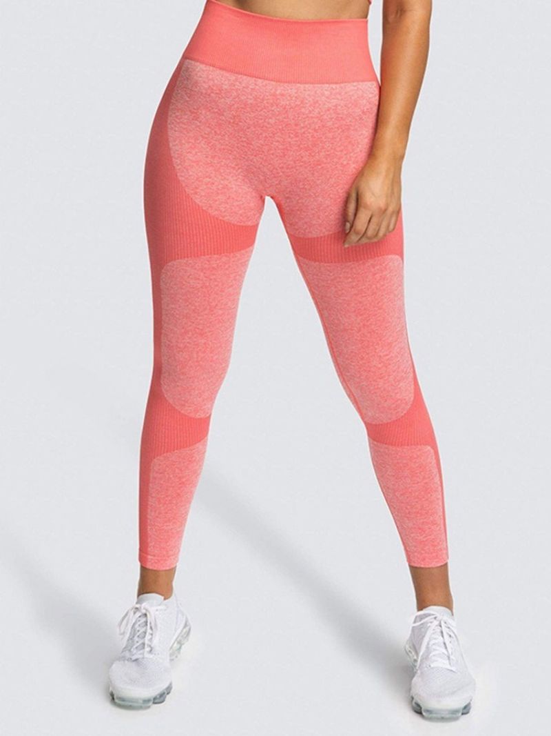 Nylon Anti-Sweat Color Block Four Seasons Joogahousut