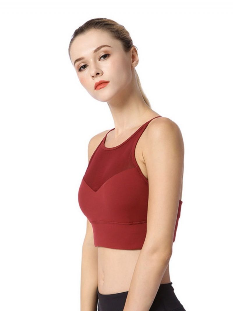 Tavalliset Säätämättömät Olkaimet Push Up Nylon Urheiluliivit