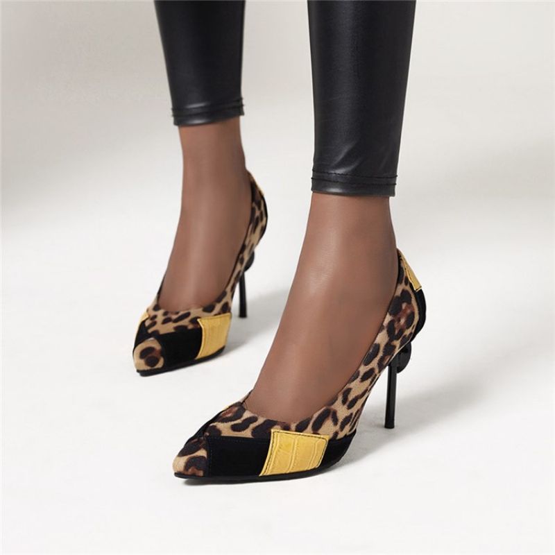 Stiletto Heel Thread Slip-On Vapaa-Ajan Ohuet Kengät Naisten Pumput
