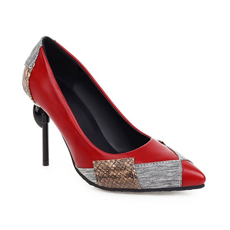 Stiletto Heel Thread Slip-On Vapaa-Ajan Ohuet Kengät Naisten Pumput