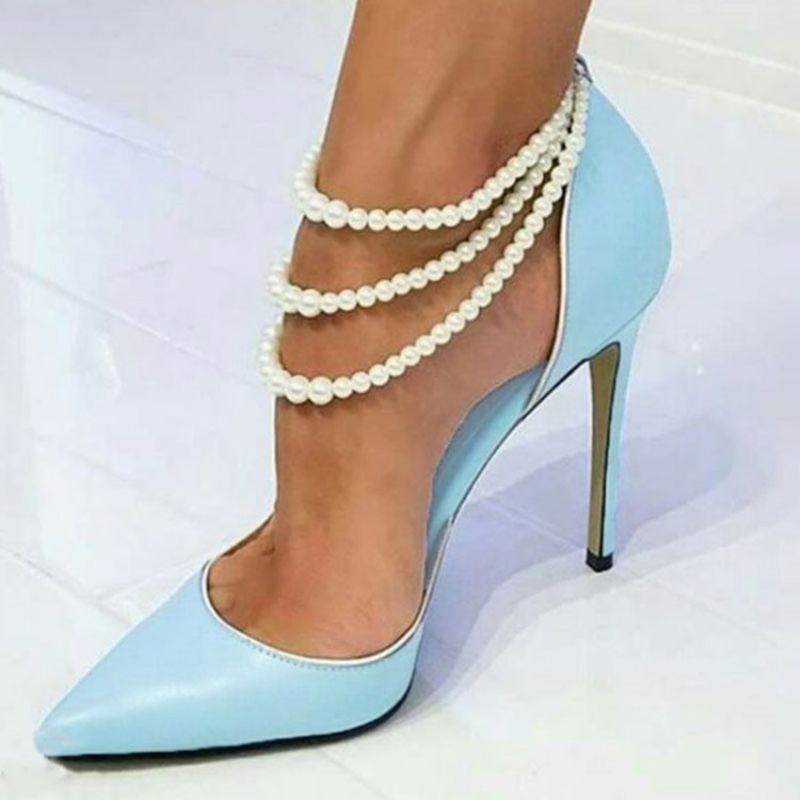 Helmiä Teräväkärkisiä Stiletto Heel Naisten Juhlakengät