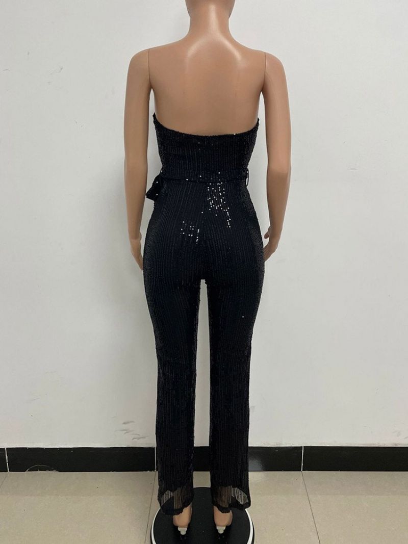 Paljetteja Western Plain High Waist Straight Haalari