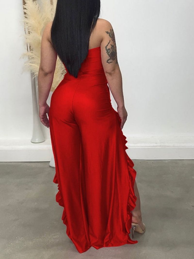 Western Plain Split Mid Waist Ohut Haalari