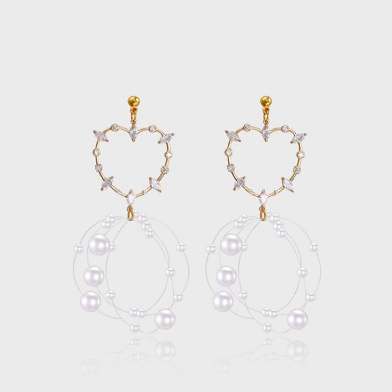 Korean Diamante Holiday Romanttiset Korvakorut