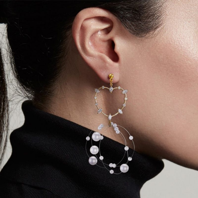 Korean Diamante Holiday Romanttiset Korvakorut