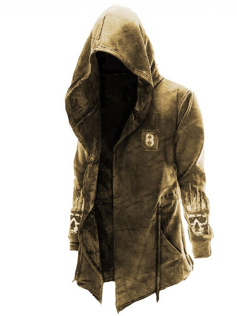 Hupullinen Skull Pocket Fall Japanilainen Takki