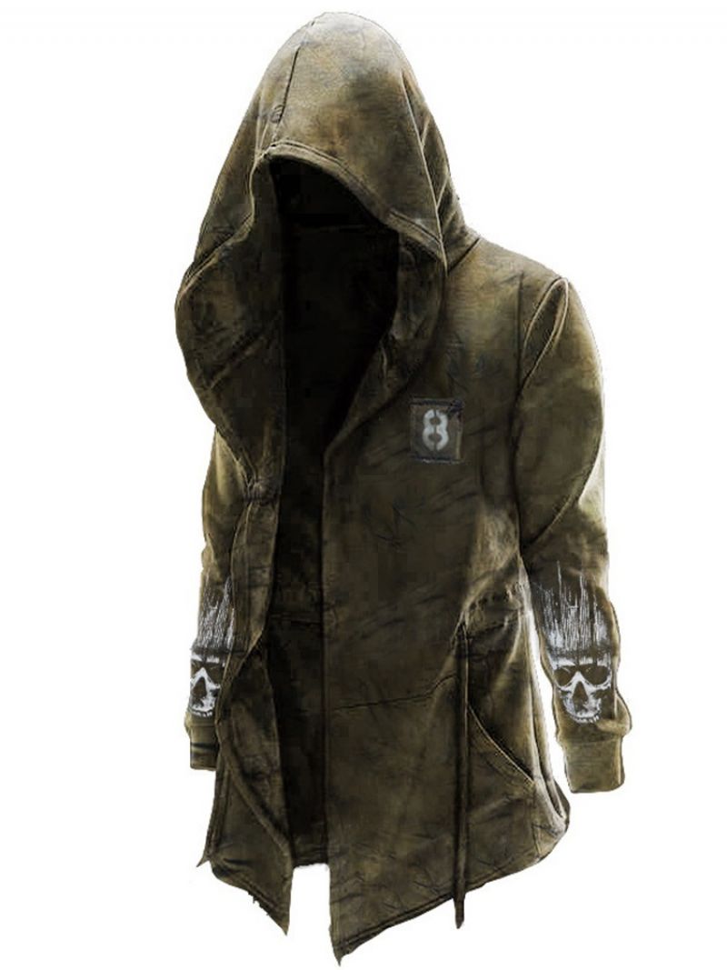 Hupullinen Skull Pocket Fall Japanilainen Takki