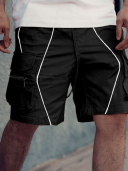 Pocket Lace-Up Miesten Ohuet Vapaa-Ajan Housut