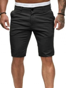 Suorat Vetoketjulliset Miesten Rennot Shortsit