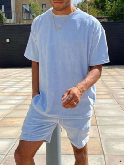 Pocket Casual Plain Miesten Asu