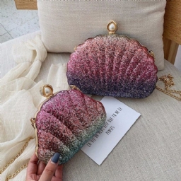 Paljetteja Chain Shell Crossbody Laukut