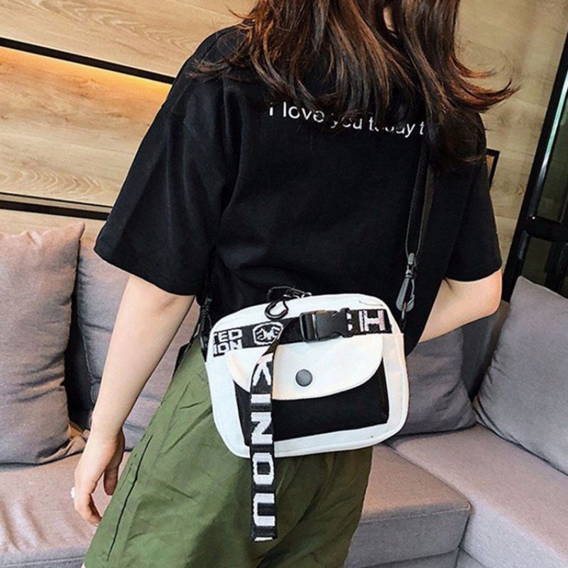 Vyökoristetut Neliön Muotoiset Crossbody-Laukut