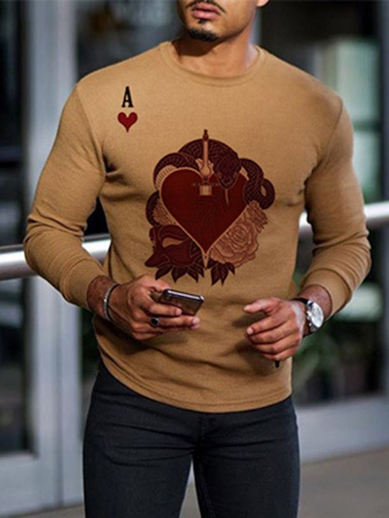 Color Block Print Pullover Pullover Muoti Hupparit