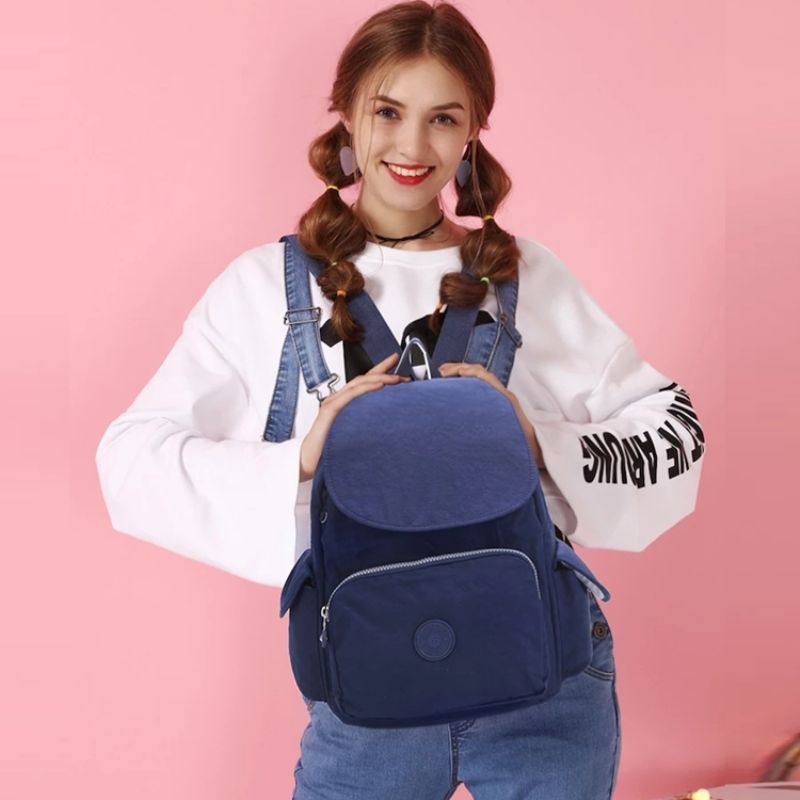 Spring Preppy Canvas Vetoketjulliset Reput
