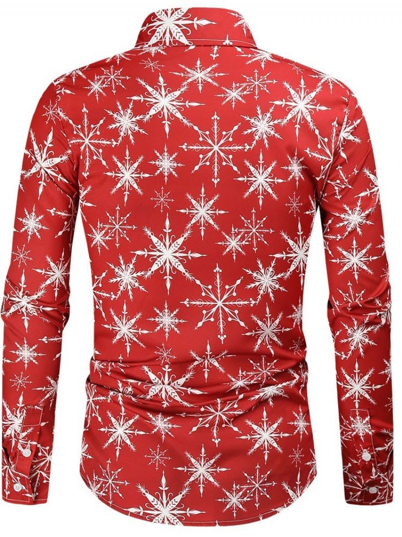 Casual Print Casual Slim Yksirivinen Paita