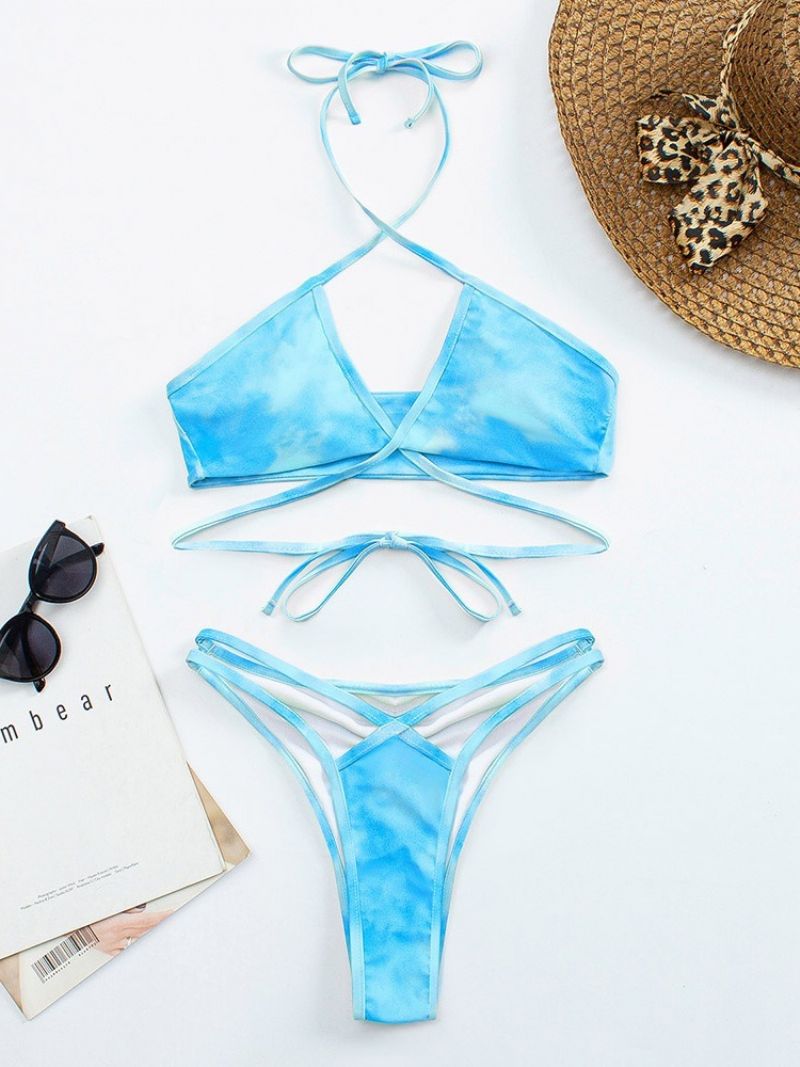Sexy Plain Bikini-Setti