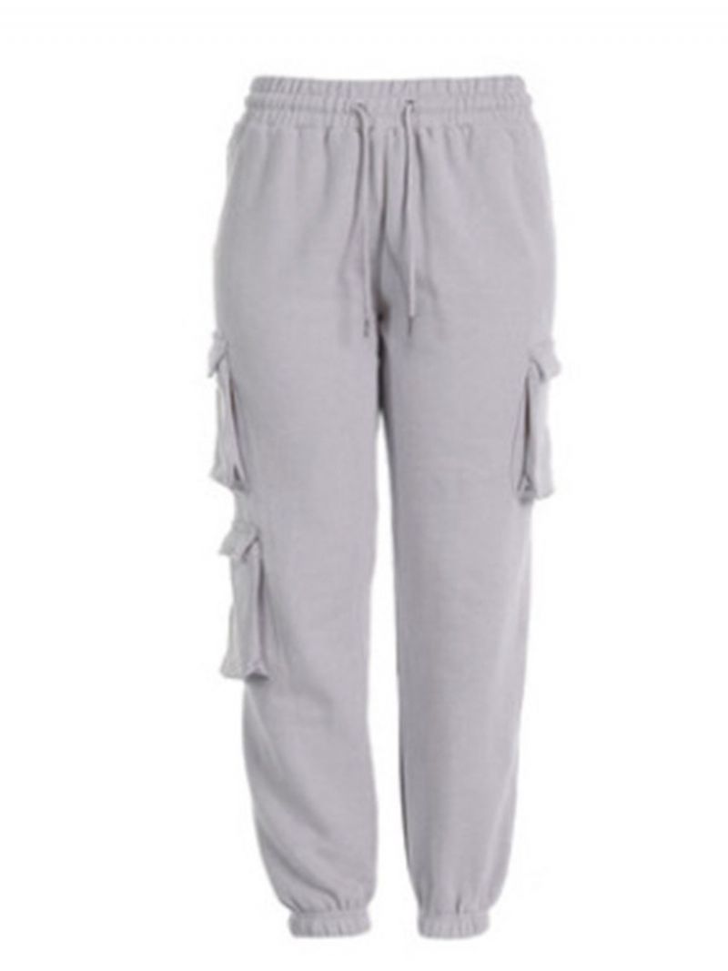 Vest Pocket Plain Pullover Pencil Housut Kaksiosaiset Setit Naisten Housut