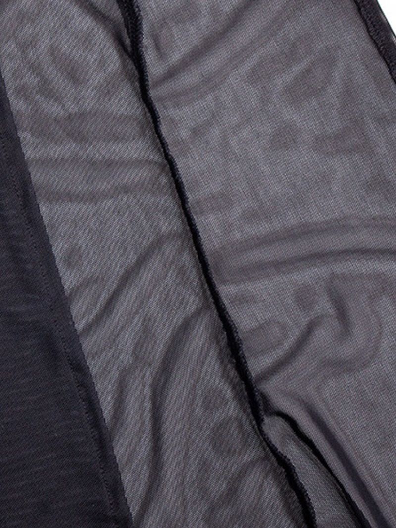 Lace-Up Lattiapituinen Hihaton Tavallinen Bodycon-Mekko